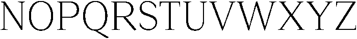 Roxetto Light Semi Condensed otf (300) Font UPPERCASE