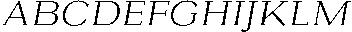 Roxetto Light Semi Expanded Slanted otf (300) Font UPPERCASE