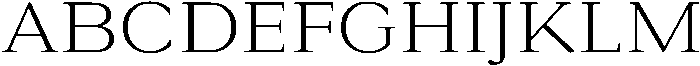 Roxetto Light Semi Expanded otf (300) Font UPPERCASE