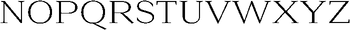 Roxetto Light Semi Expanded otf (300) Font UPPERCASE