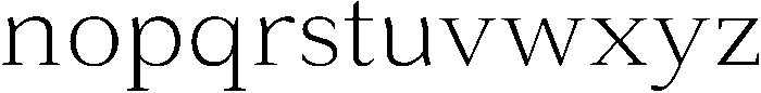 Roxetto Light otf (300) Font LOWERCASE