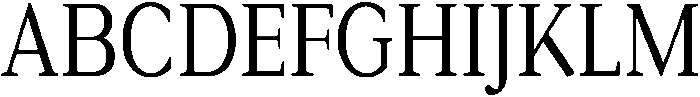 Roxetto Medium Condensed otf (500) Font UPPERCASE