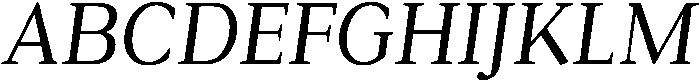 Roxetto Medium Semi Condensed Slanted otf (500) Font UPPERCASE