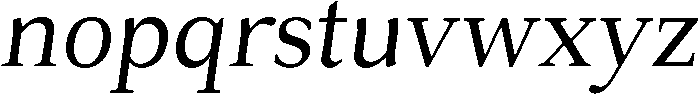 Roxetto Medium Semi Condensed Slanted otf (500) Font LOWERCASE