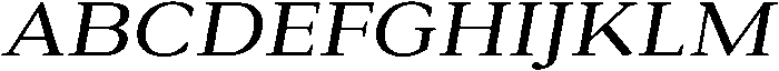 Roxetto Medium Semi Expanded Slanted otf (500) Font UPPERCASE