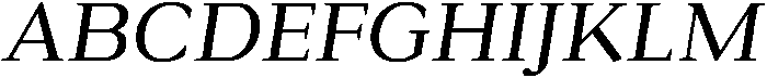 Roxetto Medium Slanted otf (500) Font UPPERCASE