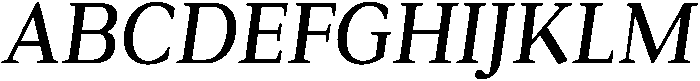 Roxetto SemCond Slant otf (400) Font UPPERCASE
