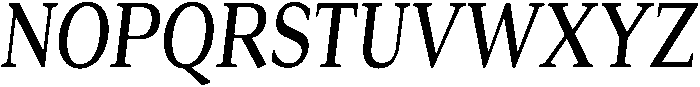 Roxetto Semi Bold Condensed Slanted otf (600) Font UPPERCASE