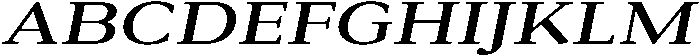 Roxetto Semi Bold Expanded Slanted otf (600) Font UPPERCASE