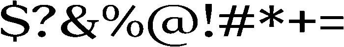 Roxetto Semi Bold Expanded otf (600) Font OTHER CHARS