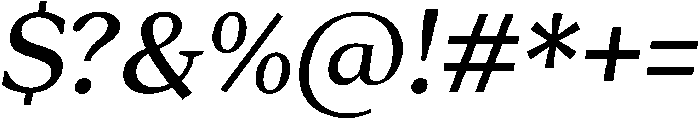 Roxetto Semi Bold Slanted otf (600) Font OTHER CHARS
