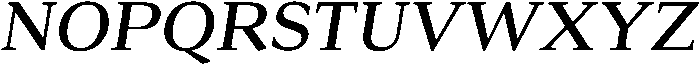Roxetto Semi Bold Slanted otf (600) Font UPPERCASE