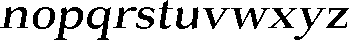 Roxetto Semi Bold Slanted otf (600) Font LOWERCASE