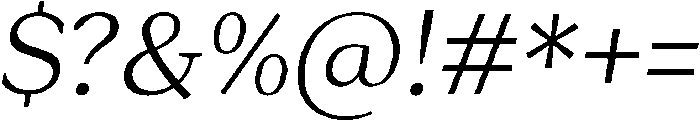 Roxetto Slanted otf (400) Font OTHER CHARS