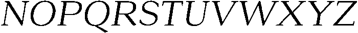Roxetto Slanted otf (400) Font UPPERCASE