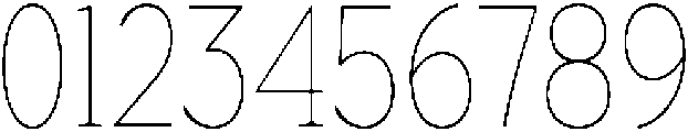 Roxetto Thin Condensed otf (100) Font OTHER CHARS