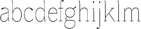 Roxetto Thin Condensed otf (100) FONT