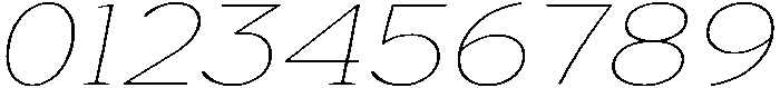 Roxetto Thin Expanded Slanted otf (100) Font OTHER CHARS