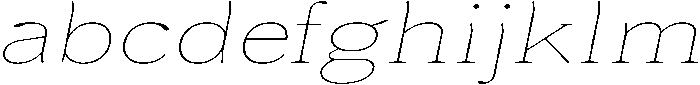 Roxetto Thin Expanded Slanted otf (100) FONT