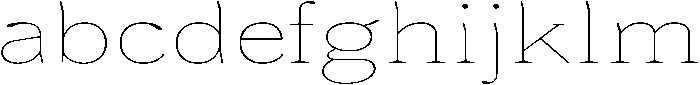 Roxetto Thin Expanded otf (100) FONT