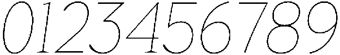 Roxetto Thin Semi Condensed Slanted otf (100) Font OTHER CHARS