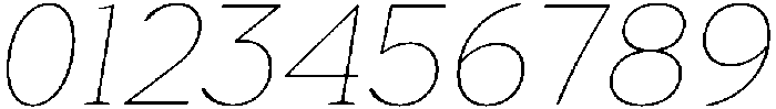 Roxetto Thin Slanted otf (100) Font OTHER CHARS