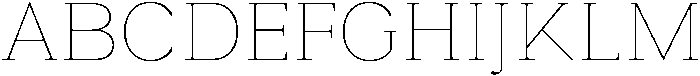 Roxetto Thin otf (100) Font UPPERCASE