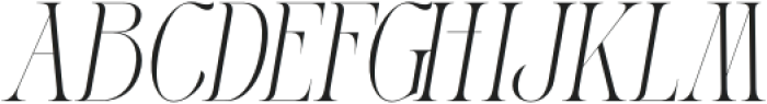 Roxton Italic otf (400) Font LOWERCASE