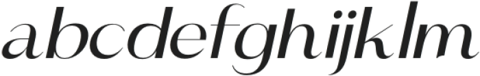 Royal Affair Italic otf (400) Font LOWERCASE