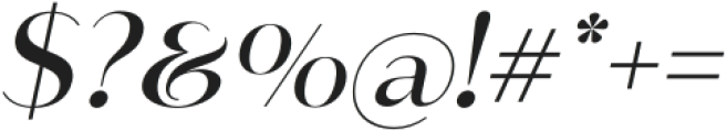 Royal Affair Medium Italic otf (500) Font OTHER CHARS