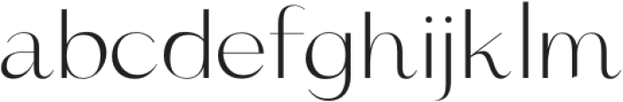 Royal Affair Thin otf (100) Font LOWERCASE