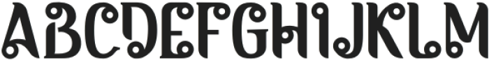 Royal Bangkok Regular otf (400) Font UPPERCASE