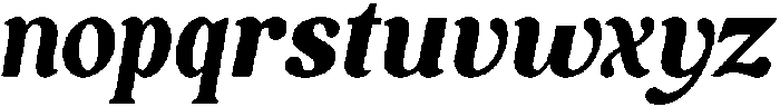 Royal Club Black Italic otf (900) Font LOWERCASE