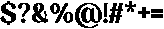 Royal Club Black otf (900) Font OTHER CHARS