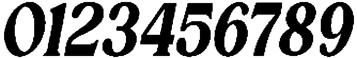 Royal Club Bold Italic otf (700) Font OTHER CHARS