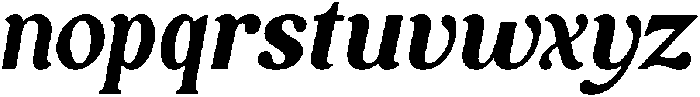 Royal Club Bold Italic otf (700) Font LOWERCASE