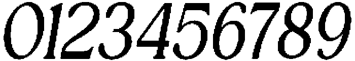 Royal Club Italic otf (400) Font OTHER CHARS