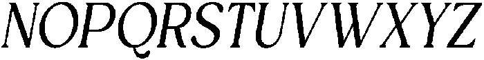 Royal Club Italic otf (400) Font UPPERCASE