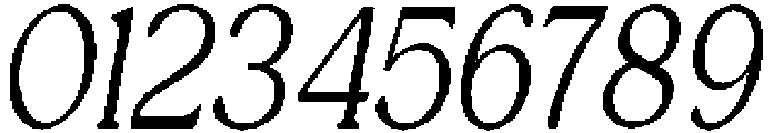 Royal Club Light Italic otf (300) Font OTHER CHARS