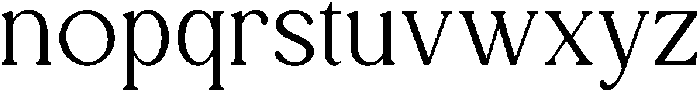 Royal Club Light otf (300) Font LOWERCASE