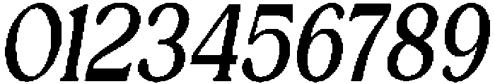 Royal Club Medium Italic otf (500) Font OTHER CHARS