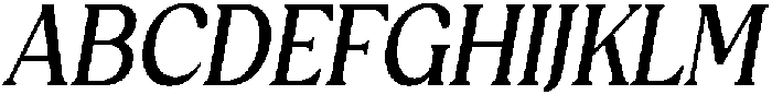 Royal Club Medium Italic otf (500) Font UPPERCASE