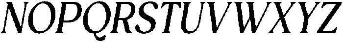 Royal Club Medium Italic otf (500) Font UPPERCASE