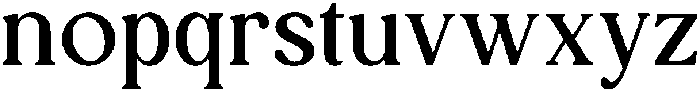 Royal Club Medium otf (500) Font LOWERCASE