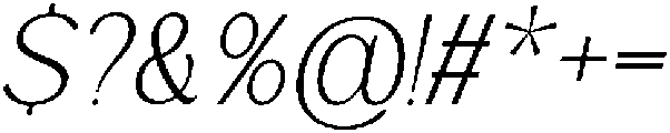 Royal Club Thin Italic otf (100) Font OTHER CHARS