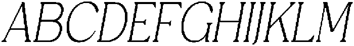 Royal Club Thin Italic otf (100) Font UPPERCASE