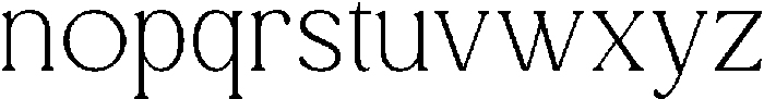 Royal Club Thin otf (100) Font LOWERCASE