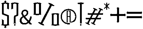 Royal Display Monogram otf (400) Font OTHER CHARS