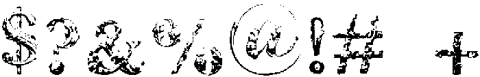 Royal-Gold Regular otf (400) Font OTHER CHARS