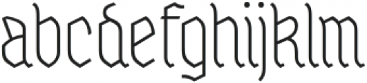 Royal Grande Thin otf (100) Font LOWERCASE